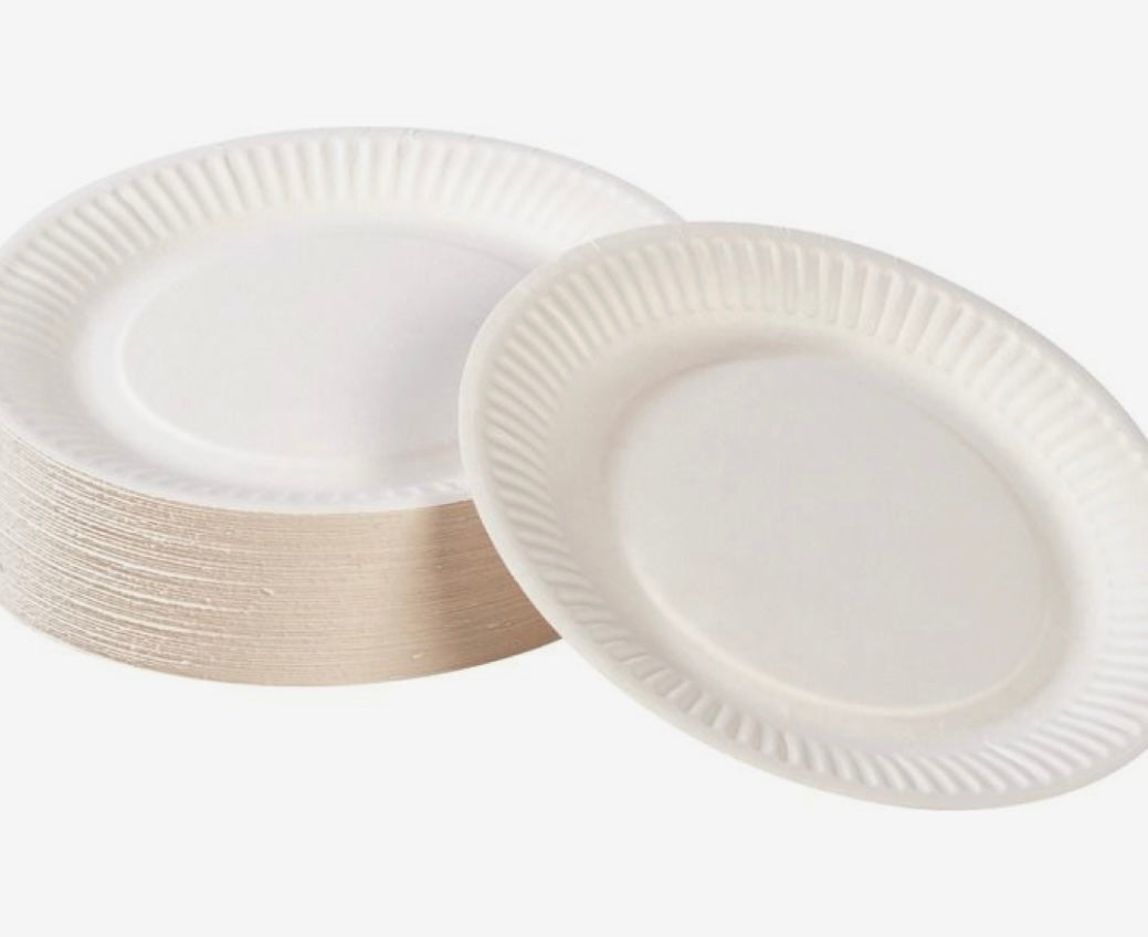 Assiettes carton rond 17 cm