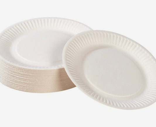 Assiettes carton rond 17 cm