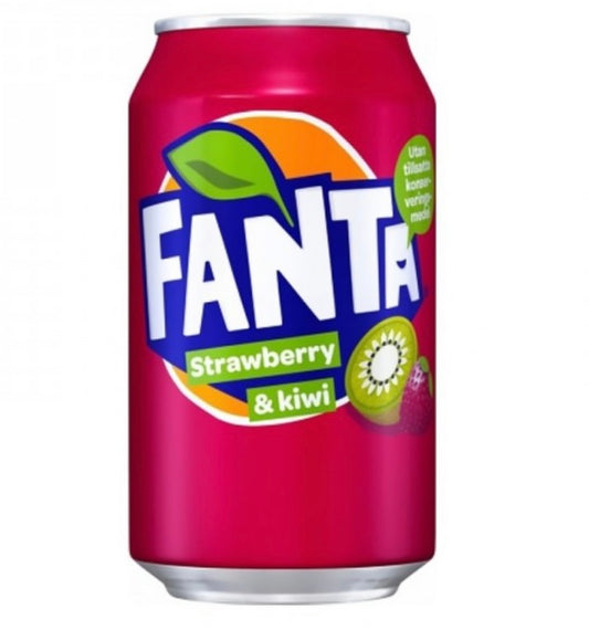 Fanta fraise kiwi 24x33cl