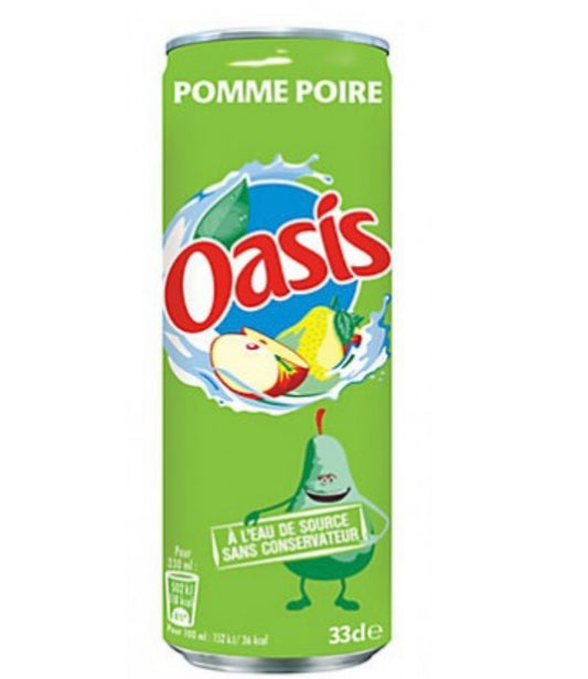 Oasis pomme poire 24x33cl