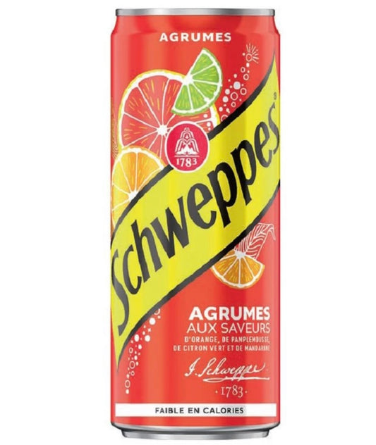 Schweppes agrumes 24x33cl