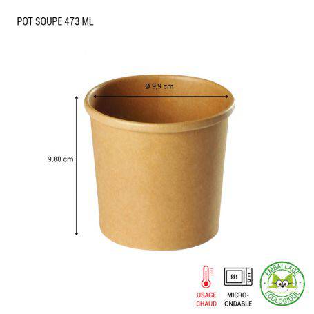 POT DE SOUPE 450cc X 25